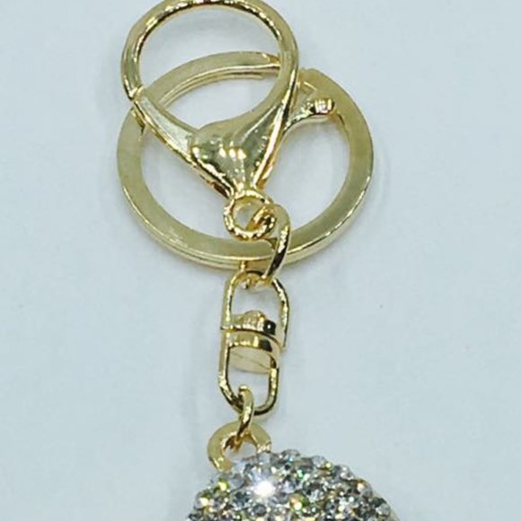CLASSY KEYCHAIN- SILVER HEART - Picture 2 of 2